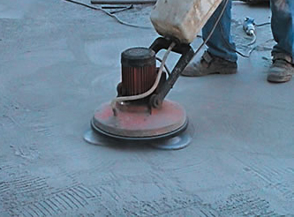 Шлифовка бетонного пола шлифовальной машиной KERN LINDA