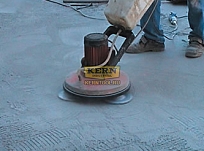 Шлифовка бетонного пола шлифовальной машиной KERN LINDA
